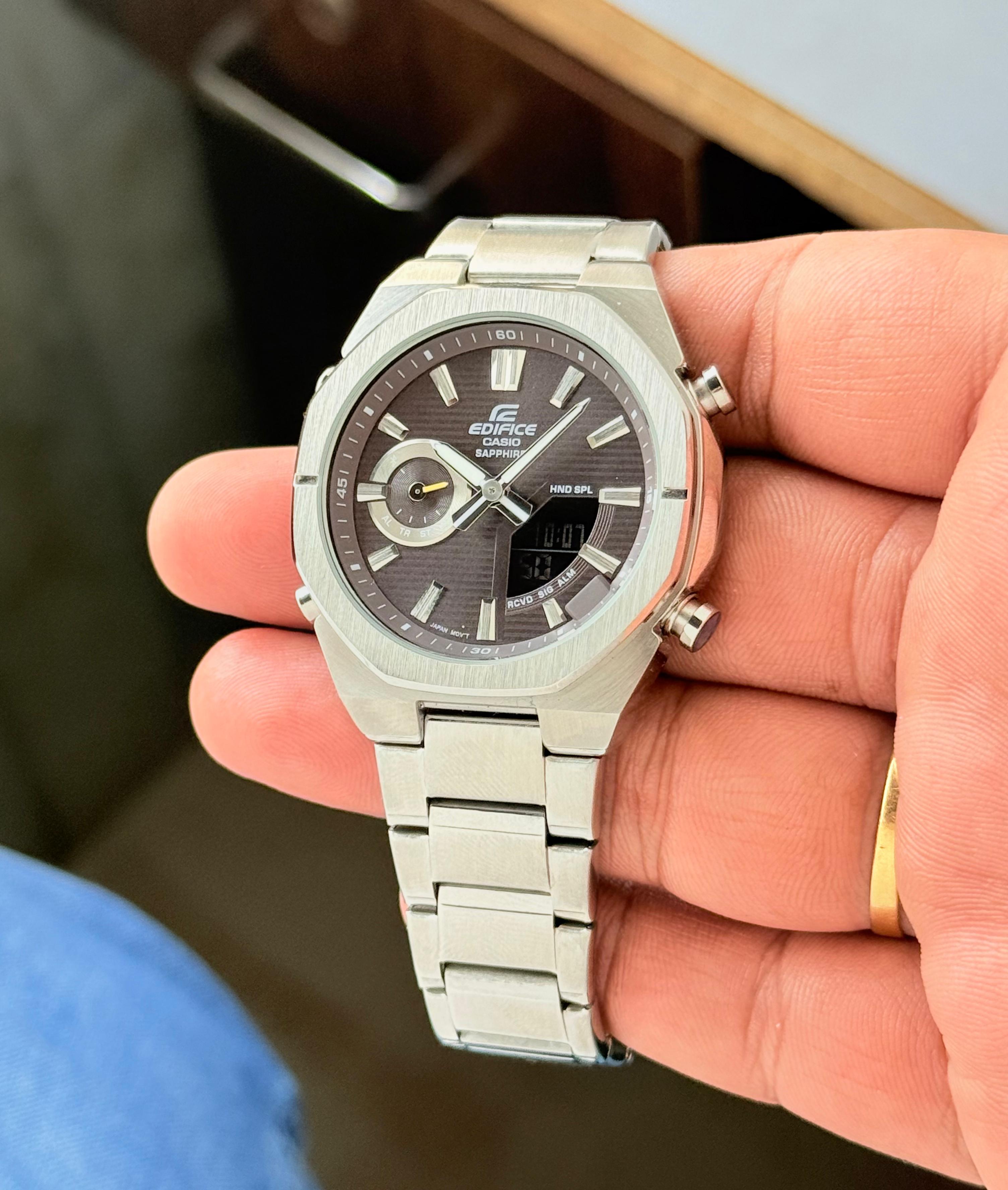Edifice Casio ECB-S10D Digital Analog Premium First Copy watch