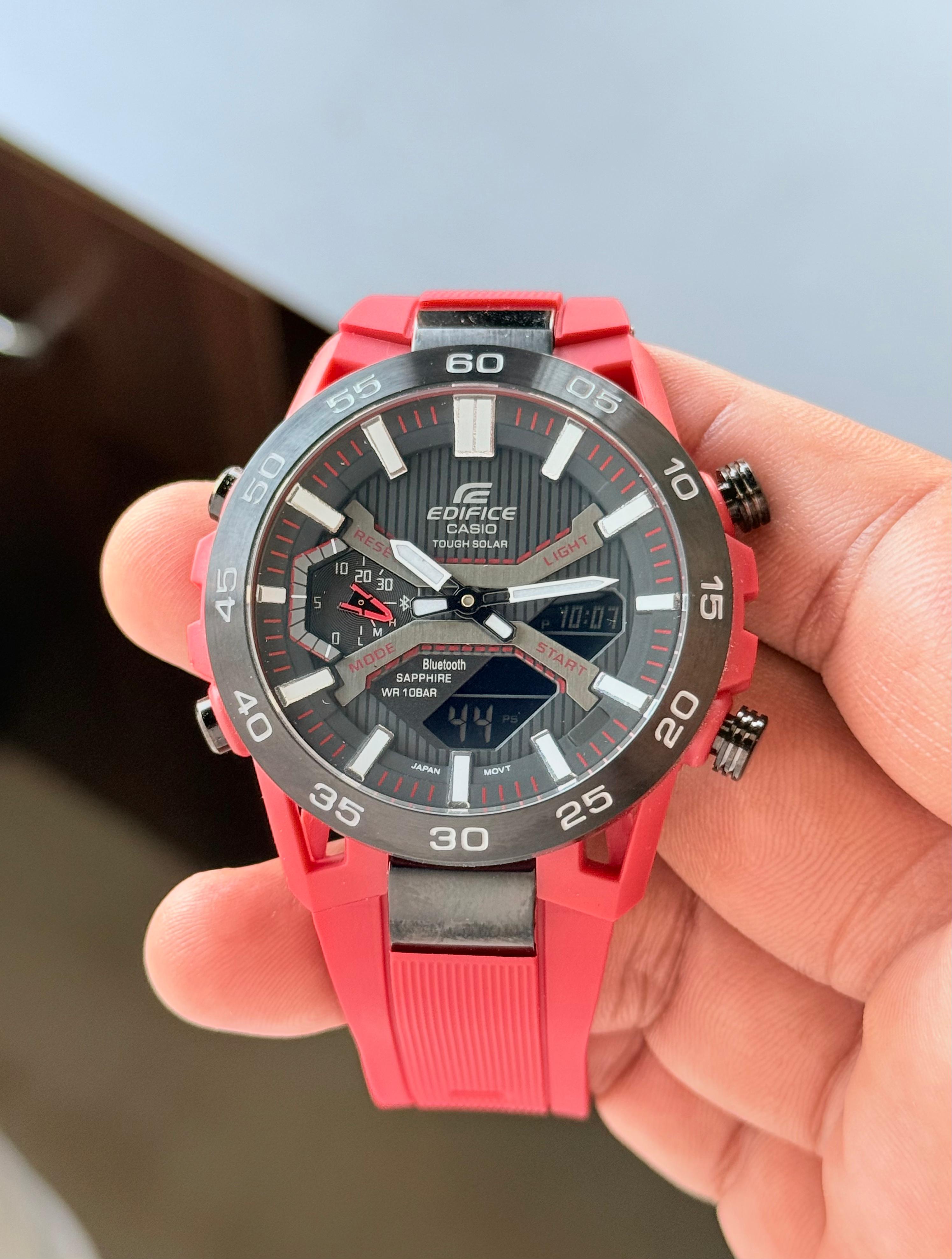 Edifice Casio ECB-2000 Digital Analog First Copy Watches