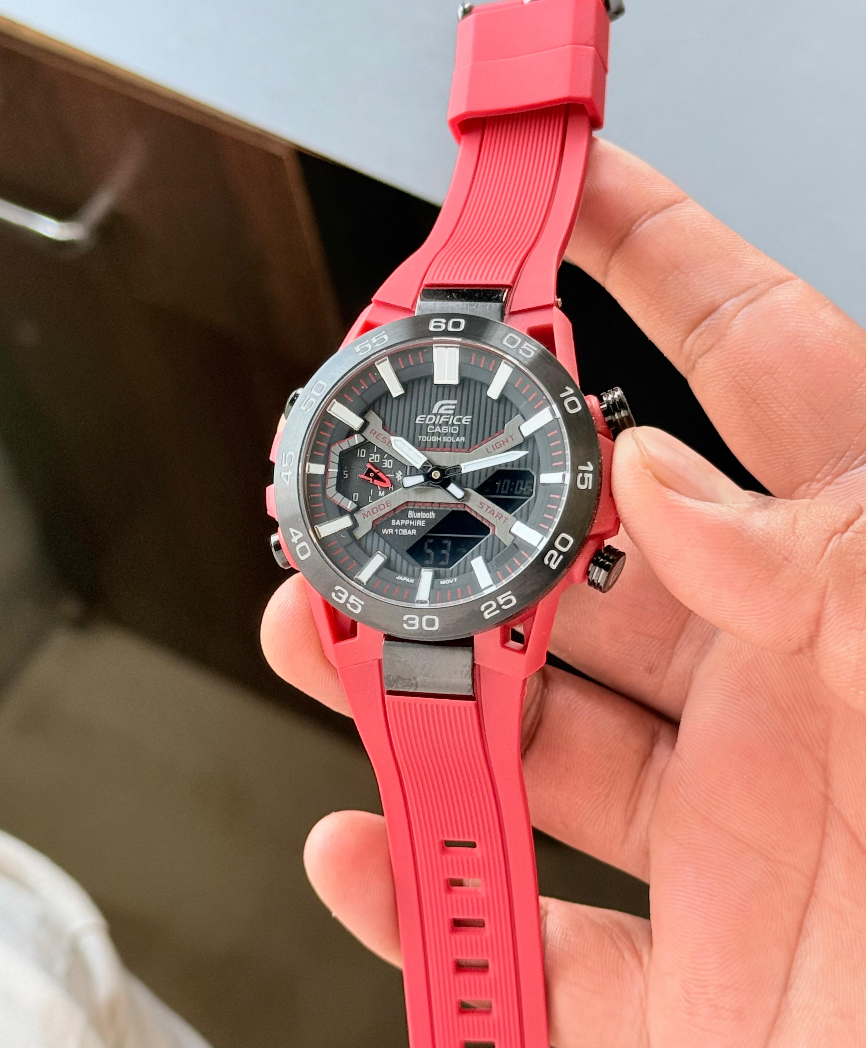 Edifice Casio ECB-2000 Digital Analog First Copy Watches