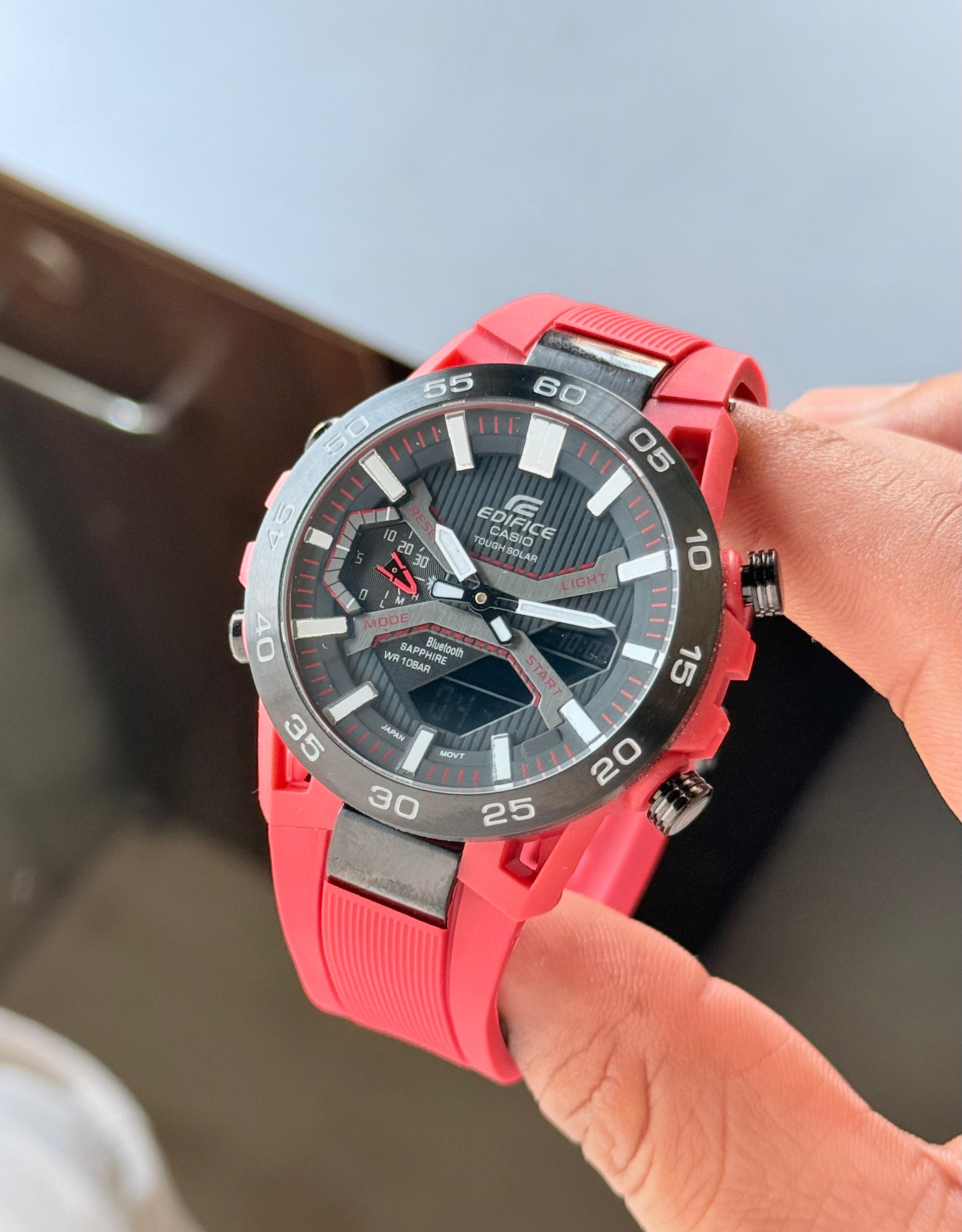 Edifice Casio ECB-2000 Digital Analog First Copy Watches