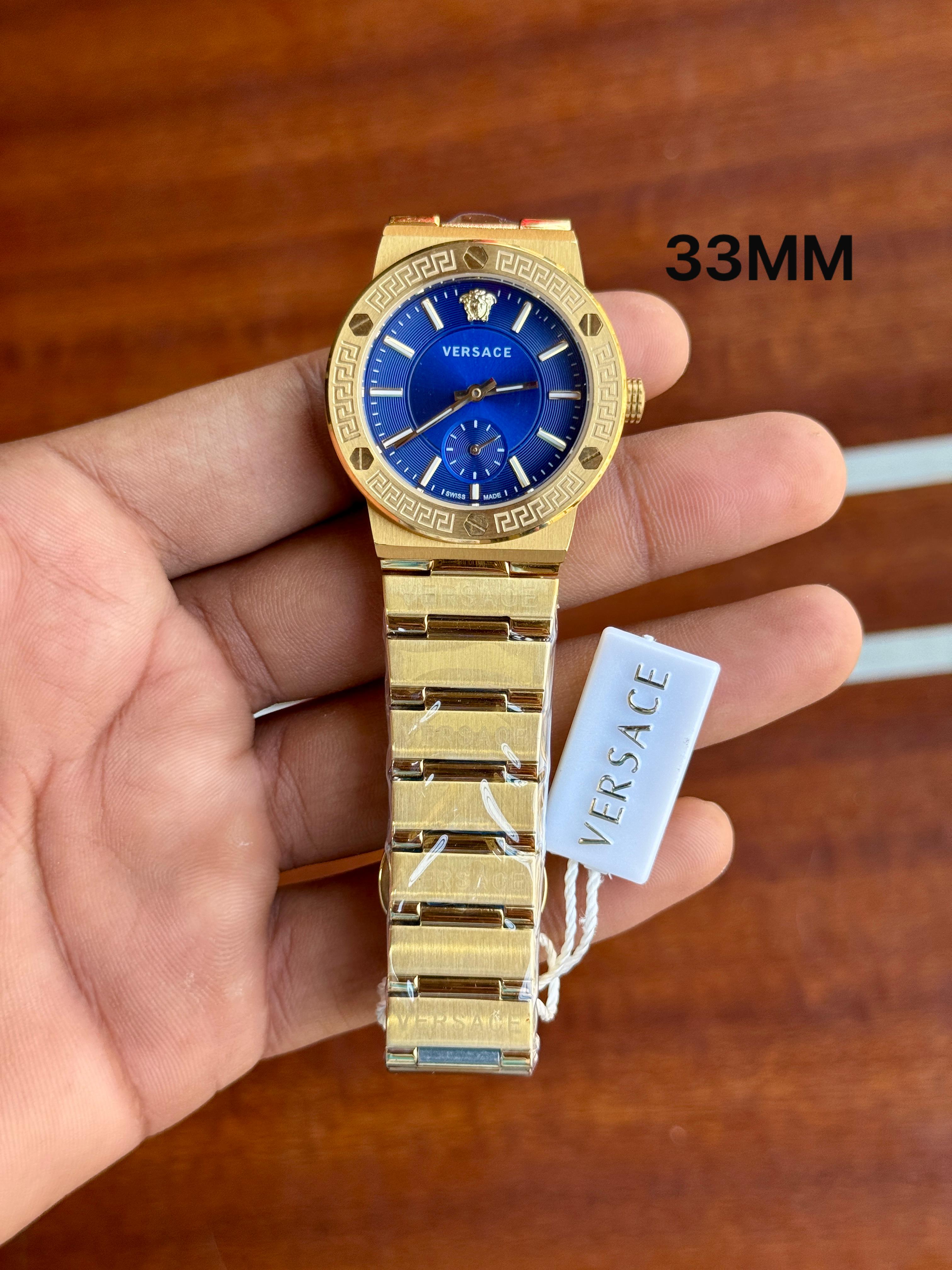 Versace Greca Logo women's First Copy watch in gold Edition
