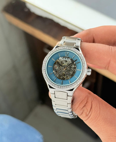 Fossil Eevie Skeleton Premium Automatic Collection For Women