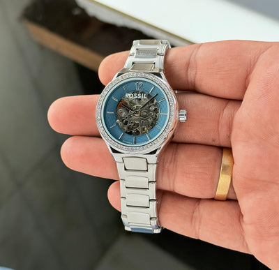 Fossil Eevie Skeleton Premium Automatic Collection For Women