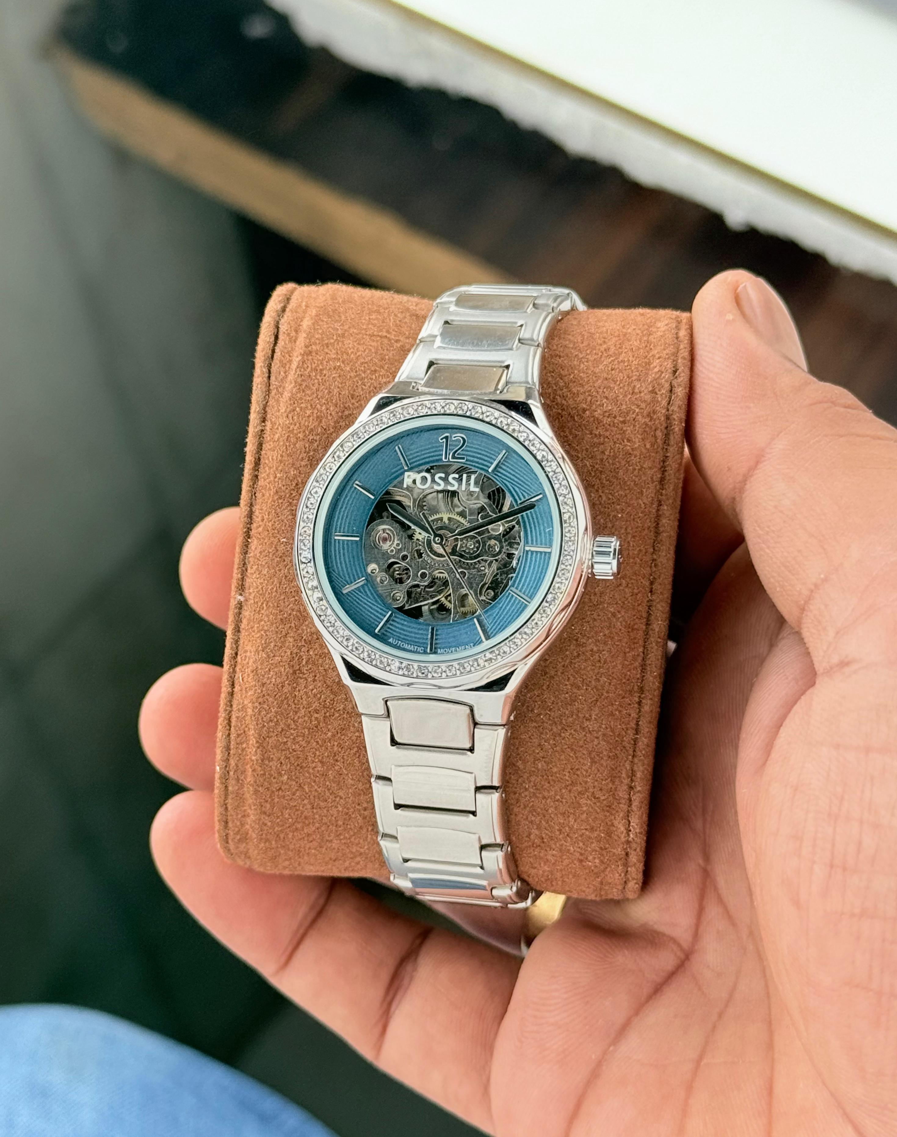 Fossil Eevie Skeleton Premium Automatic Collection For Women