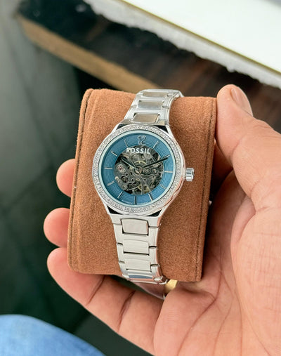 Fossil Eevie Skeleton Premium Automatic Collection For Women