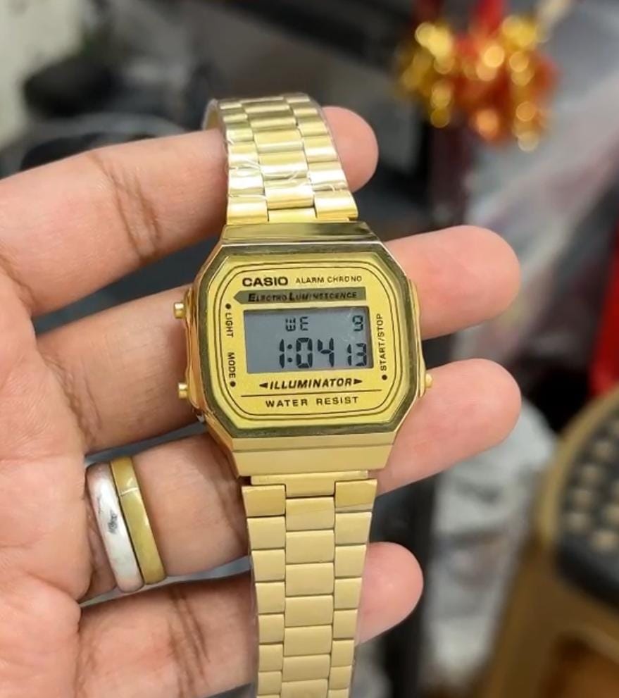 Casio Unisex Gold First Copy Watch